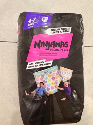 Pañales Ninjamas Talla 4-7 Años Niña