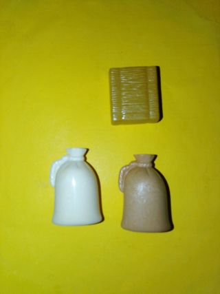 Playmobil lote piezas granja sacos heno belén