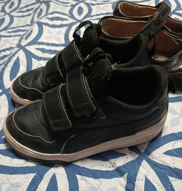 Zapatos y tenis escolares negros talla 29