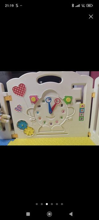 Parque infantil acolchado para bebés