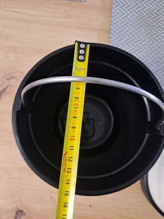 Cubo Basura Blanco Mate 4L