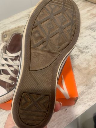 Botas Converse niña marrones