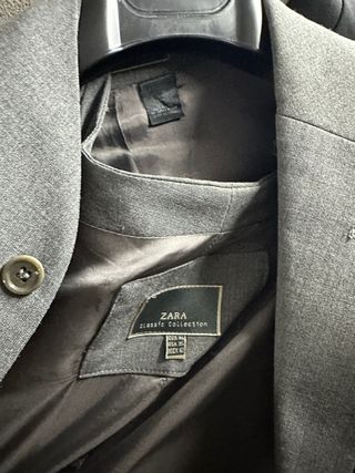 Traje Zara Gris Talla XL