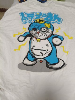 Camiseta XXL Doraemon Zombie