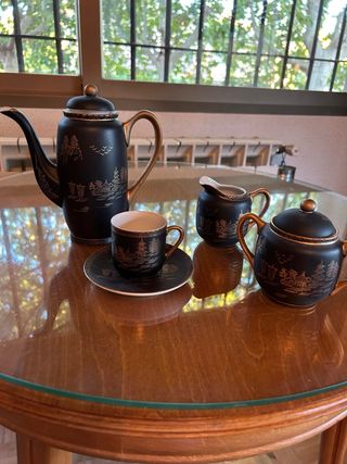 Juego de cafe vintage de porcelana japonesa