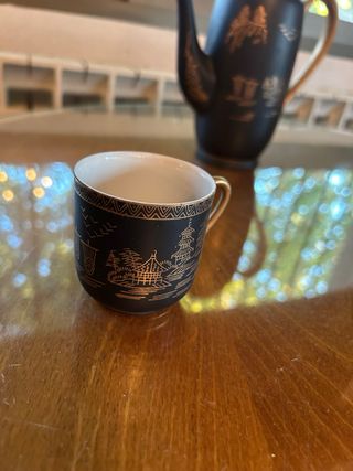 Juego de cafe vintage de porcelana japonesa