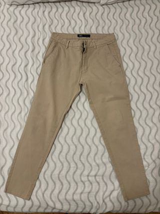 Pantalones Zara Beige