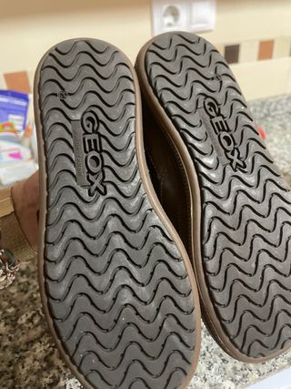 Náuticos Geox niño marrones 