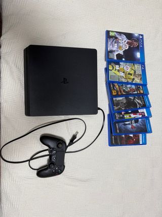 PS4 (PlayStation 4) Slim 1Tera (mirar descripción)