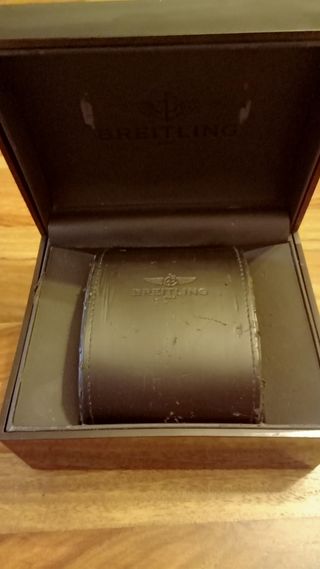 Caja de reloj Breitling negra