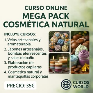 Curso Online Cosmética Natural
Mega Pack