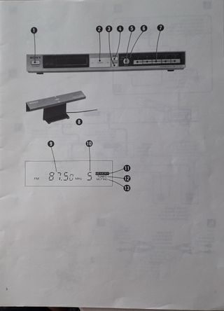 Sintonizador Sony ST-JX310L FM/AM Plata