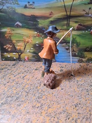 Figura de Belén de pescador 