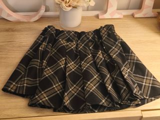 Minifalda de niña a cuadros