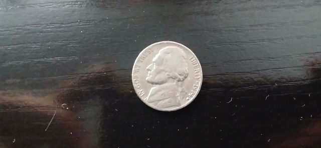 1 nichelino Moneta Jefferson 1971