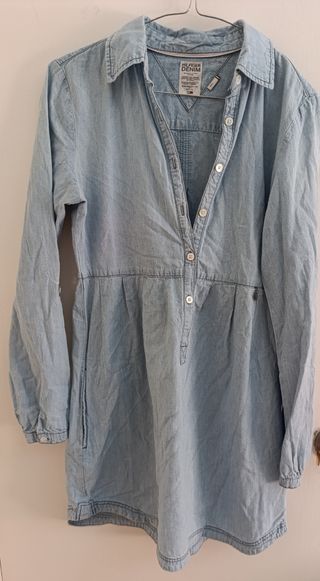 Vestido Vaquero Tommy Hilfiger Azul claro. 