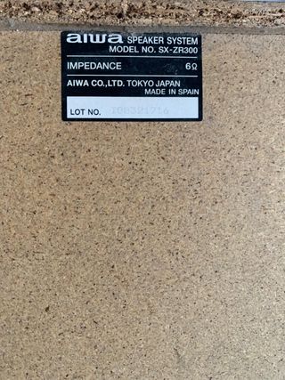 Altavoces Aiwa Negros