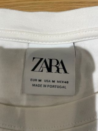 Camiseta Zara Talla M I DON'T NEED YOU TO NEED ME