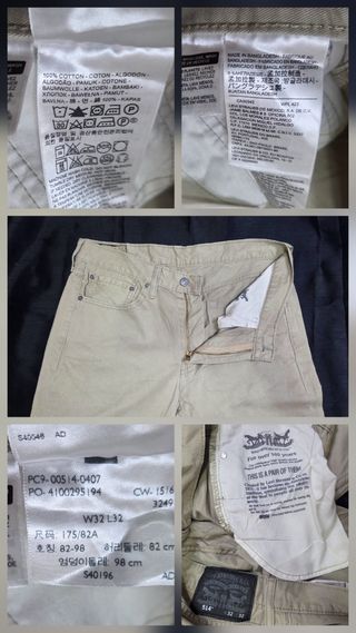 Levi'S Lote 514 Talla W32 L32