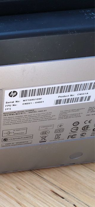 Impresora Portátil HP con Bluetooth 