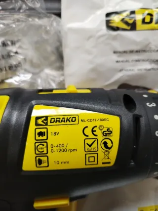 Taladro Eléctrico a Batería DRAKO 18V