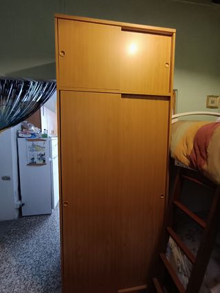 Armadio 2 ante scorrevoli legno