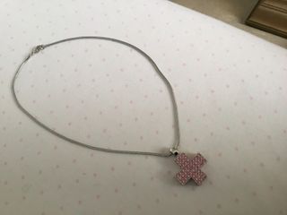 Collar Swarovski X con Cristales Rosas