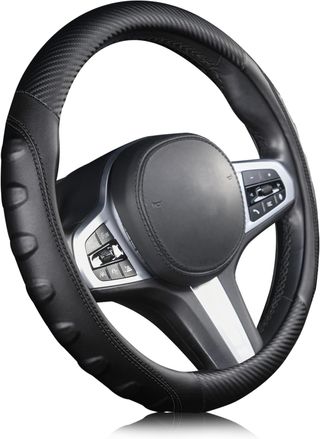 Funda Volante Coche 37-38cm Negro