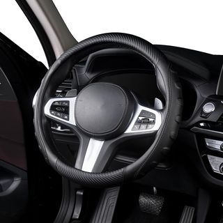 Funda Volante Coche 37-38cm Negro