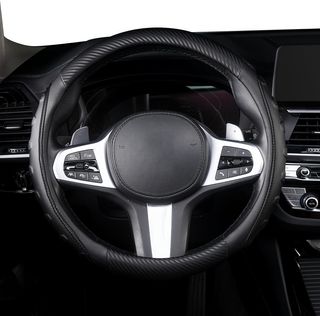 Funda Volante Coche 37-38cm Negro
