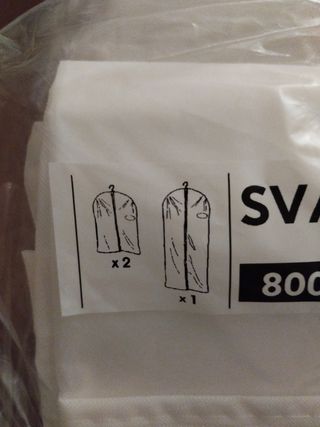 Fundas para ropa IKEA SVAJS