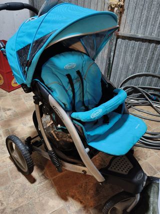 Silla de coche y carrito bebé Graco Tres ruedas