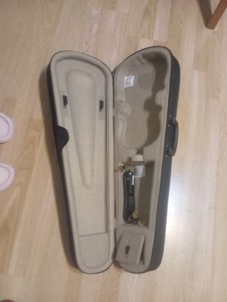 Violín Eléctrico Negro con Arco