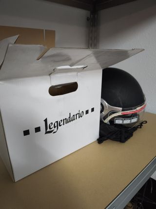 Casco Moto Legendario Negro talla L