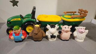 Tren de animales John Deere con sonido
