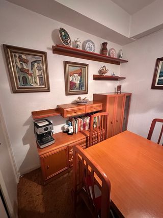 Conjunto de comedor y salón.
mesa plegable. 