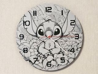 Reloj de Pared con Diseño de Stitch