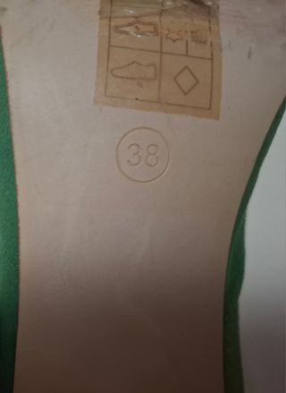 Zapatos de salón verdes para mujer