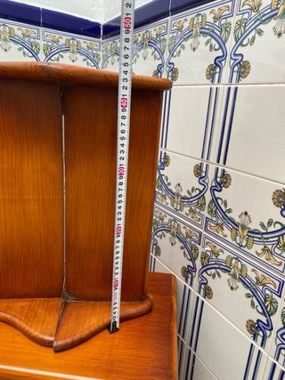 Testata letto e comodini in legno