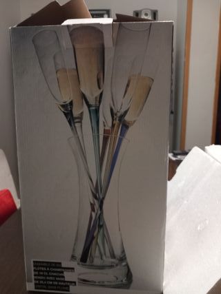 Copas de cava de colores