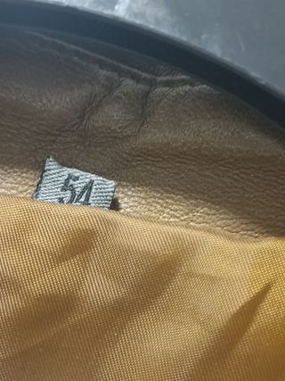 Chaqueta de ante marrón talla 54