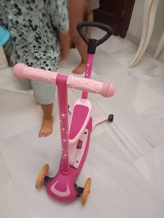 Patín infantil rosa
