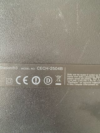 Consola Sony PS3 Slim Negra 298GB