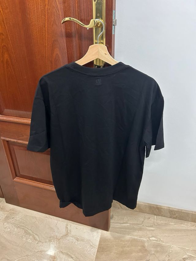 Camiseta Ami Paris Talla M Negra