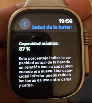Apple Watch Ultra 1 Gris. solo reloj y correa