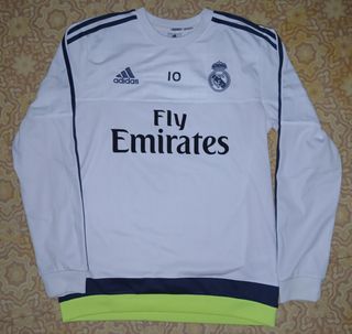 Sudadera Real Madrid Adidas Blanca 