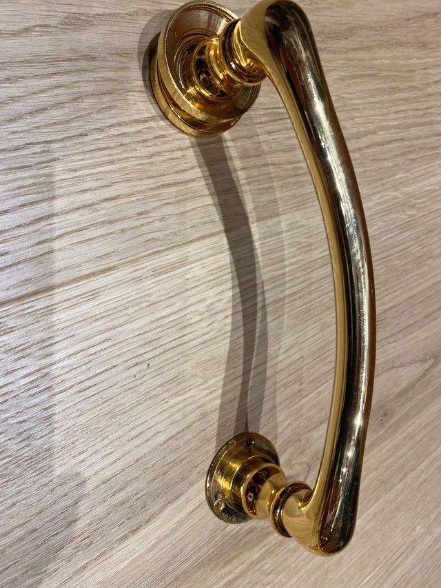 Manijas Doradas para Puerta Corredera (2 unidades)