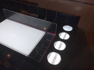 Mesa de bar con luz LED