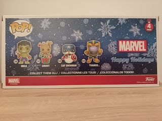 Funko Pop Marvel Happy Holidays 4 Pack