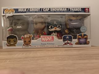Funko Pop Marvel Happy Holidays 4 Pack